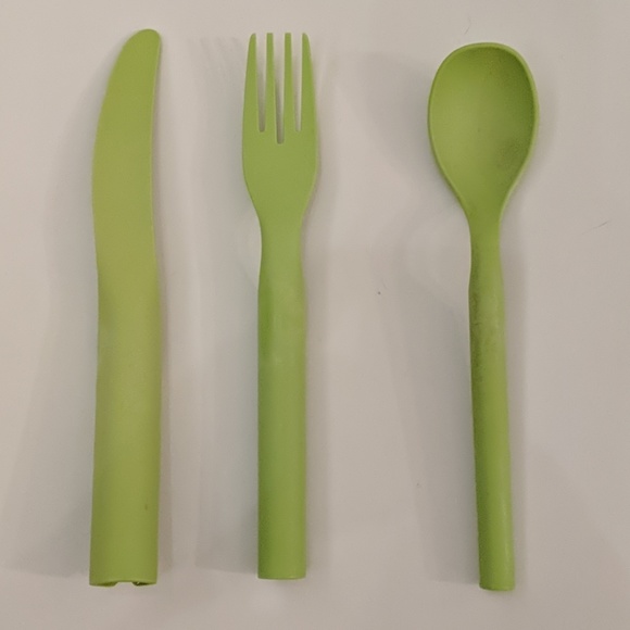 Other - Zero Waste - 2 Sets of Lime Green Nesting Utensils